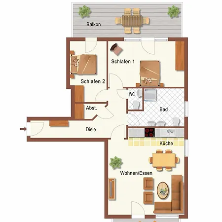Haus Wenden 5 Lejlighed *